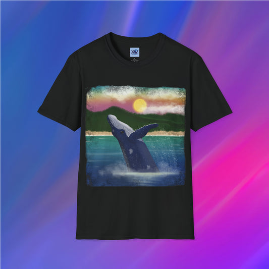 Humpback Whale Unisex T-Shirt - XanderWitch Creative