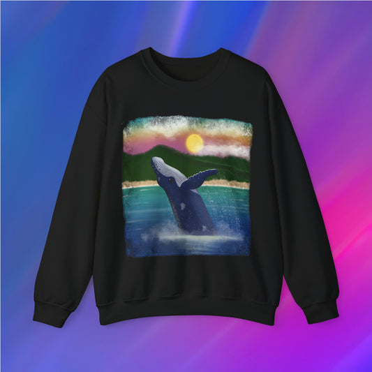 Humpback Whale Unisex Sweatshirt - XanderWitch Creative