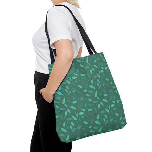 Green Petals Tote Bag - XanderWitch Creative