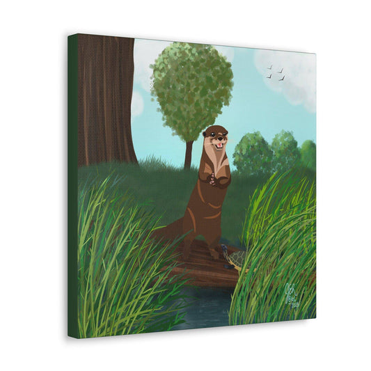 Otter & Turtle Canvas Wrap - XanderWitch Creative