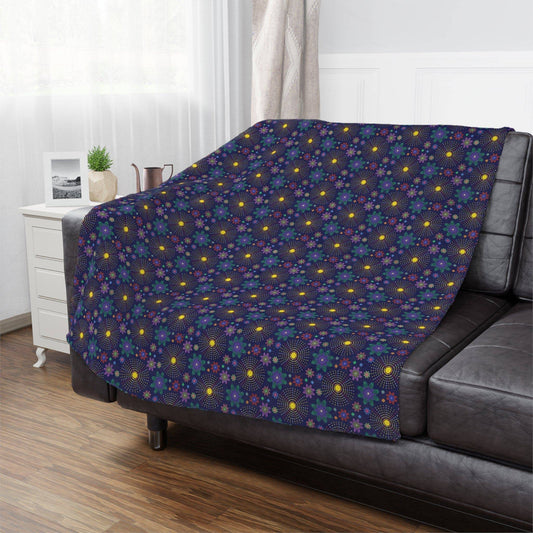 Dotted Floral Blanket - XanderWitch Creative