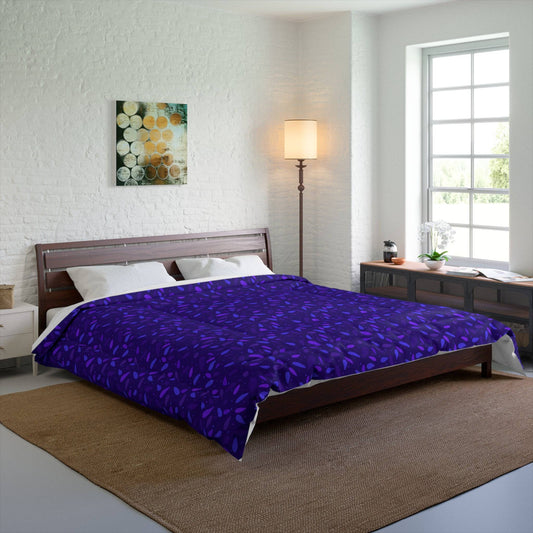 Purple Petals Comforter - XanderWitch Creative