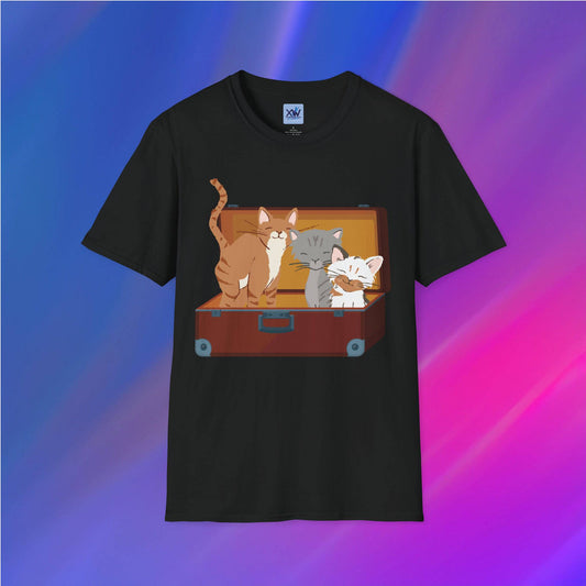 Suitcase Cats T-Shirt - XanderWitch Creative